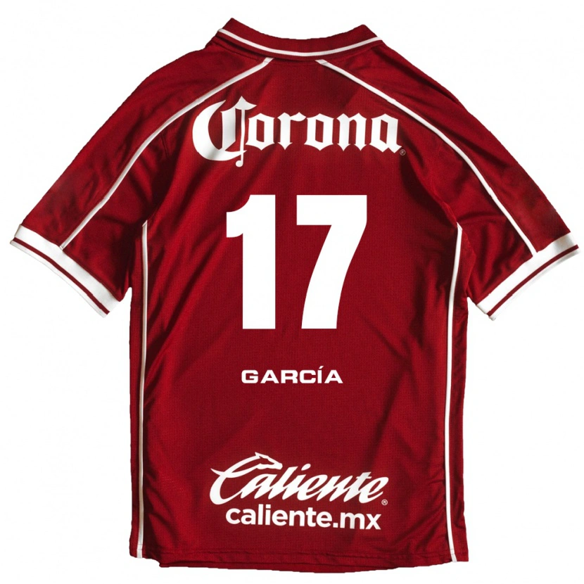 Danxen Dámské Brian García #17 Bílá Červená Domů Hráčské Dresy 2026/27 Dres