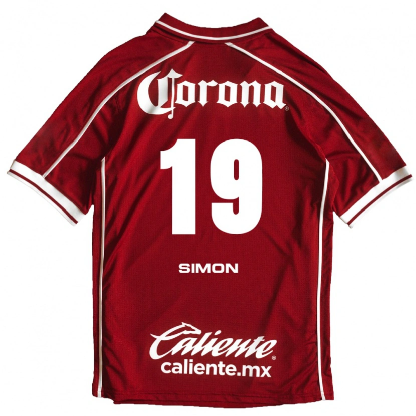 Danxen Dámské Santiago Simón #19 Bílá Červená Domů Hráčské Dresy 2026/27 Dres