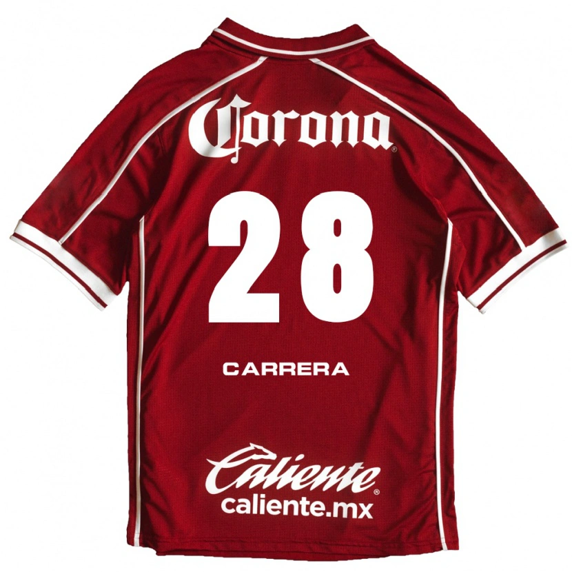 Danxen Dámské Nico Carrera #28 Bílá Červená Domů Hráčské Dresy 2026/27 Dres