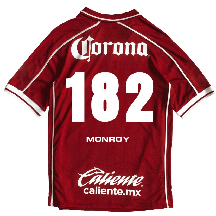 Danxen Dámské Brayan Monroy #182 Bílá Červená Domů Hráčské Dresy 2026/27 Dres