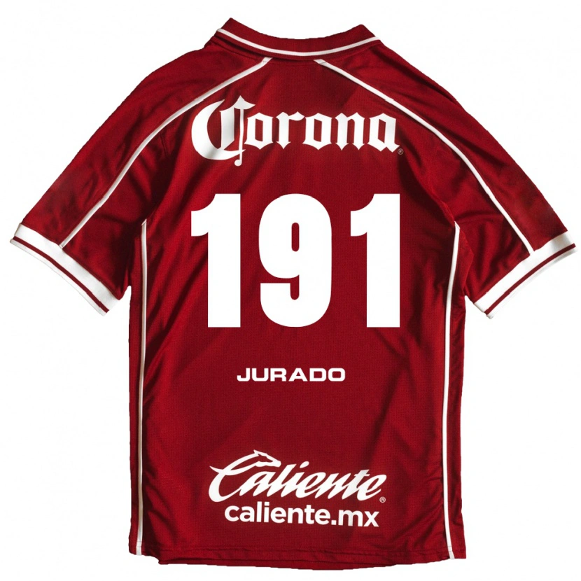 Danxen Dámské Pablo Jurado #191 Bílá Červená Domů Hráčské Dresy 2026/27 Dres