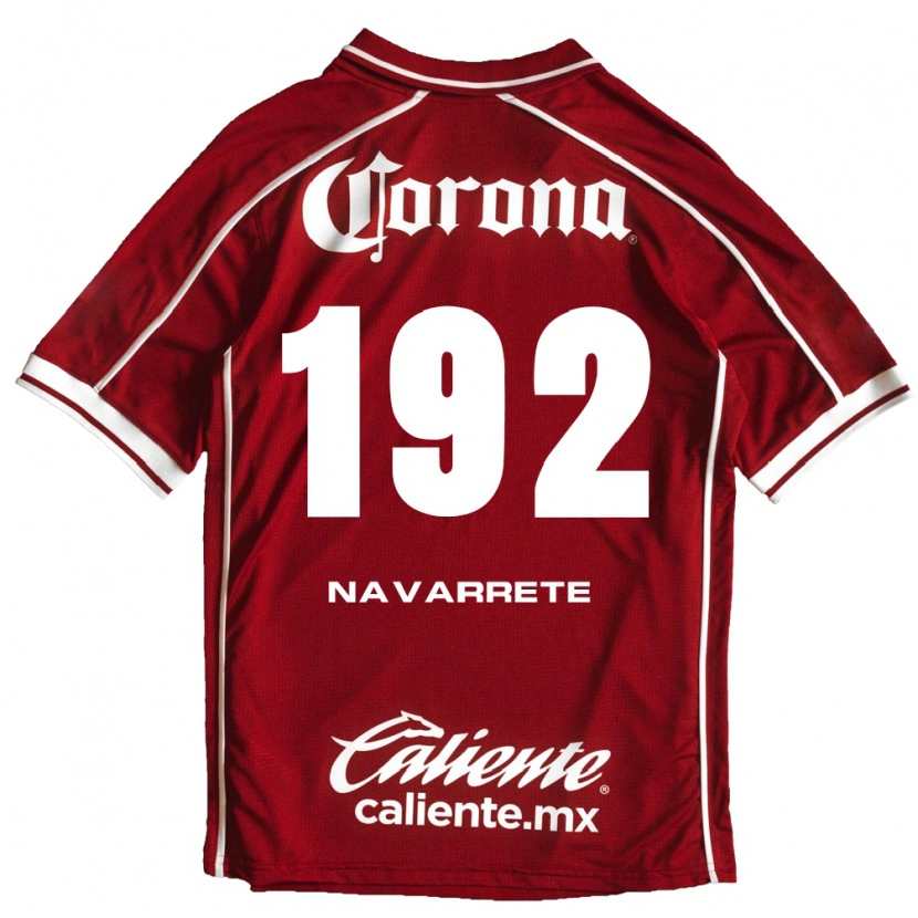 Danxen Dámské Luis Navarrete #192 Bílá Červená Domů Hráčské Dresy 2026/27 Dres
