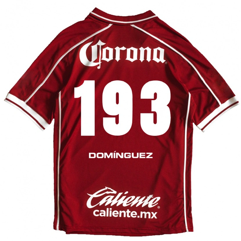 Danxen Dámské Iker Domínguez #193 Bílá Červená Domů Hráčské Dresy 2026/27 Dres
