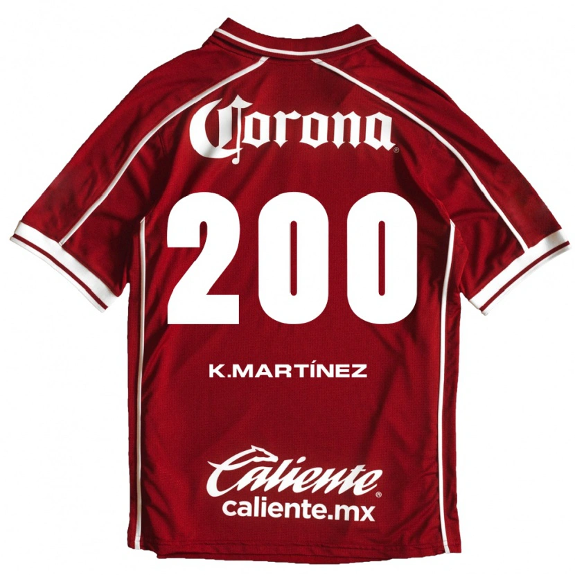 Danxen Dámské Kevin Martínez #200 Bílá Červená Domů Hráčské Dresy 2026/27 Dres