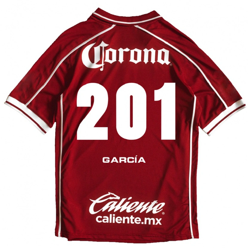 Danxen Dámské Eros García #201 Bílá Červená Domů Hráčské Dresy 2026/27 Dres
