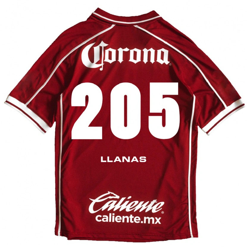 Danxen Dámské Emmanuel Llanas #205 Bílá Červená Domů Hráčské Dresy 2026/27 Dres