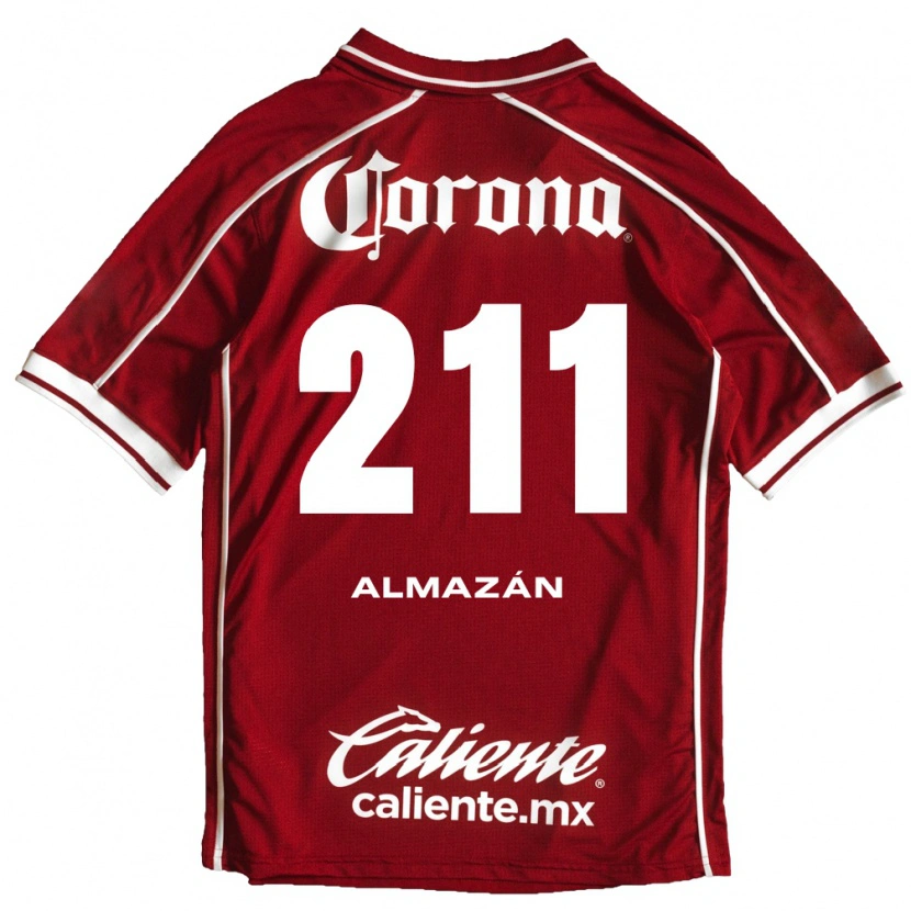 Danxen Dámské Fernando Almazán #211 Bílá Červená Domů Hráčské Dresy 2026/27 Dres