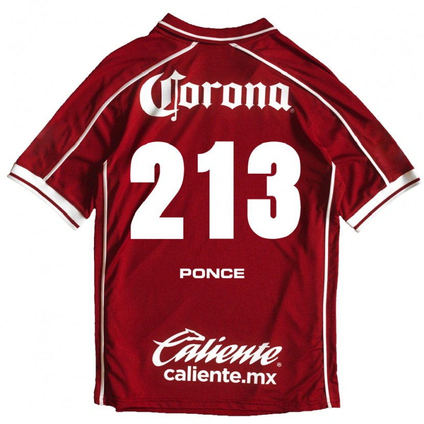 Danxen Dámské Santiago Ponce #213 Bílá Červená Domů Hráčské Dresy 2026/27 Dres