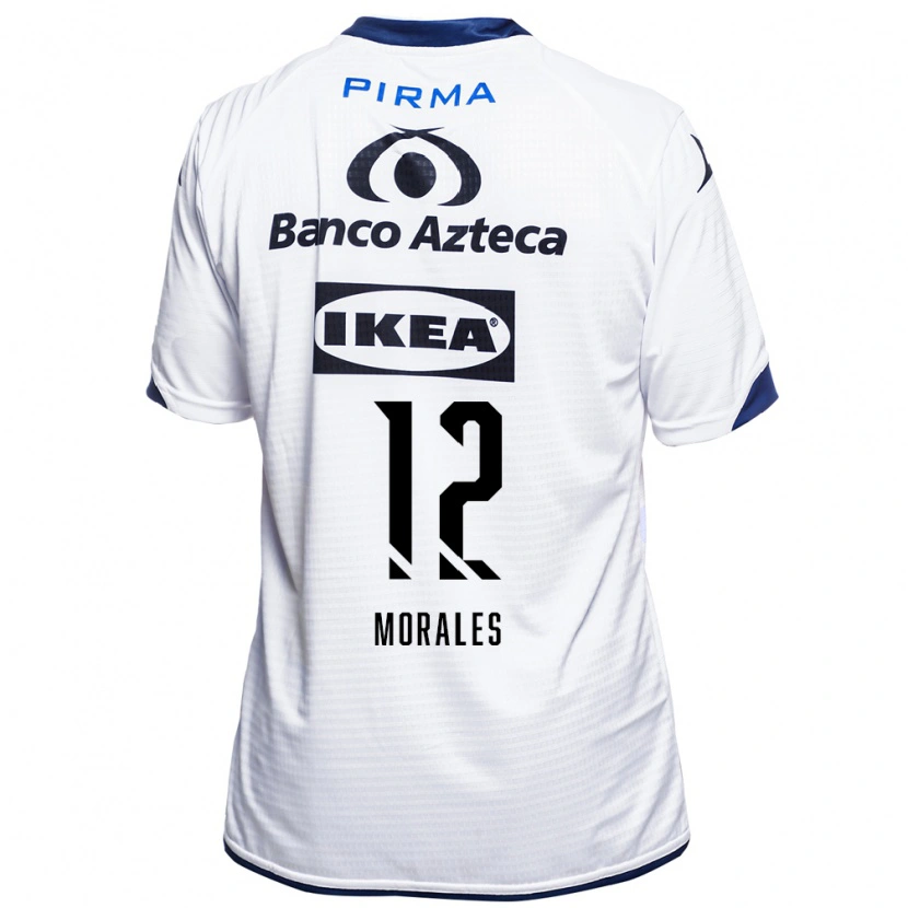 Danxen Dámské Karla Morales #12 Bílá Černá Modrá Domů Hráčské Dresy 2026/27 Dres