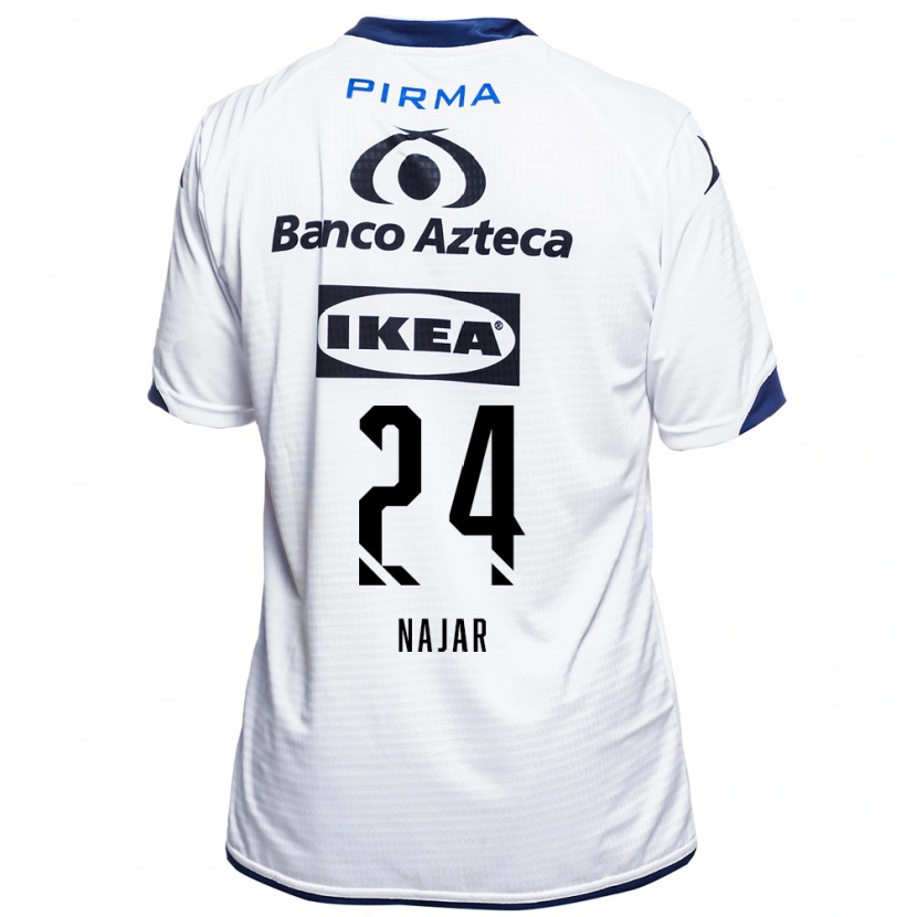 Danxen Dámské Ivonne Najar #24 Bílá Černá Modrá Domů Hráčské Dresy 2026/27 Dres