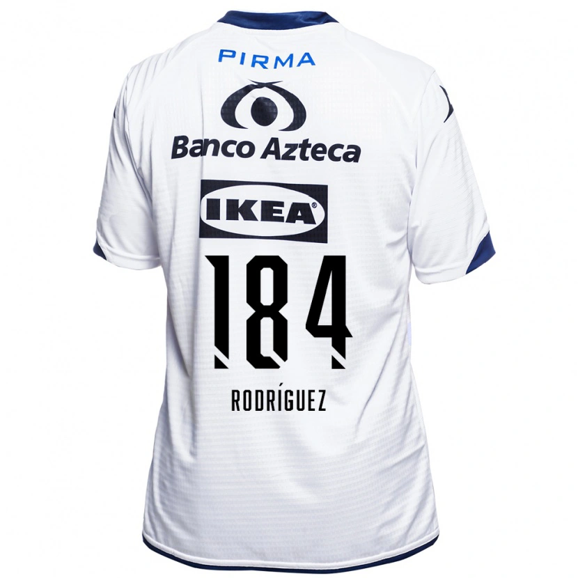 Danxen Dámské Christopher Rodríguez #184 Bílá Černá Modrá Domů Hráčské Dresy 2026/27 Dres