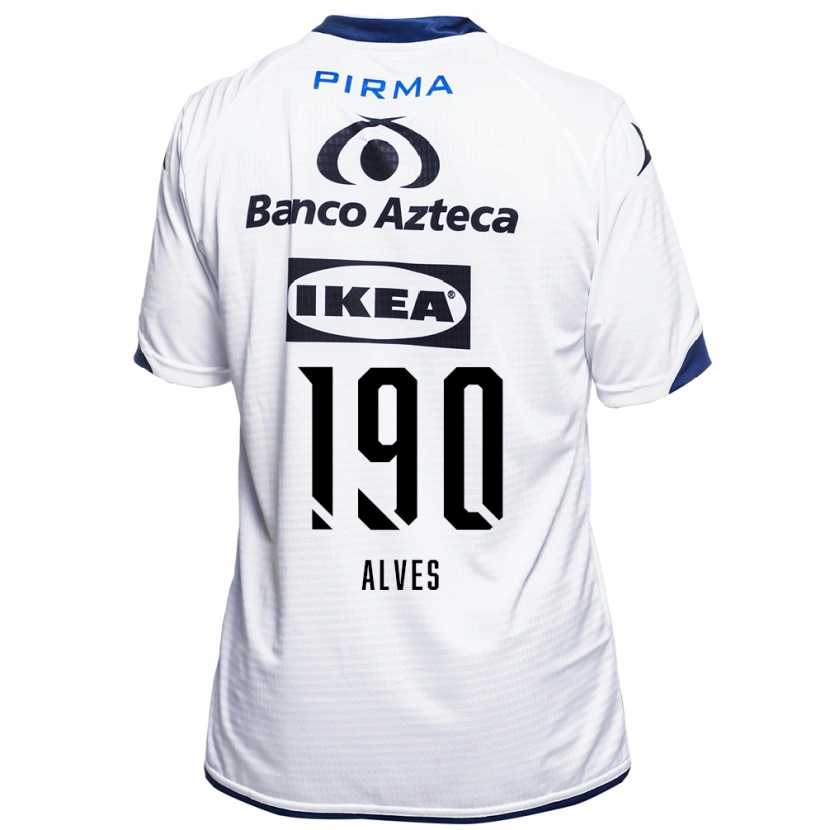 Danxen Dámské Fabricio Alves #190 Bílá Černá Modrá Domů Hráčské Dresy 2026/27 Dres