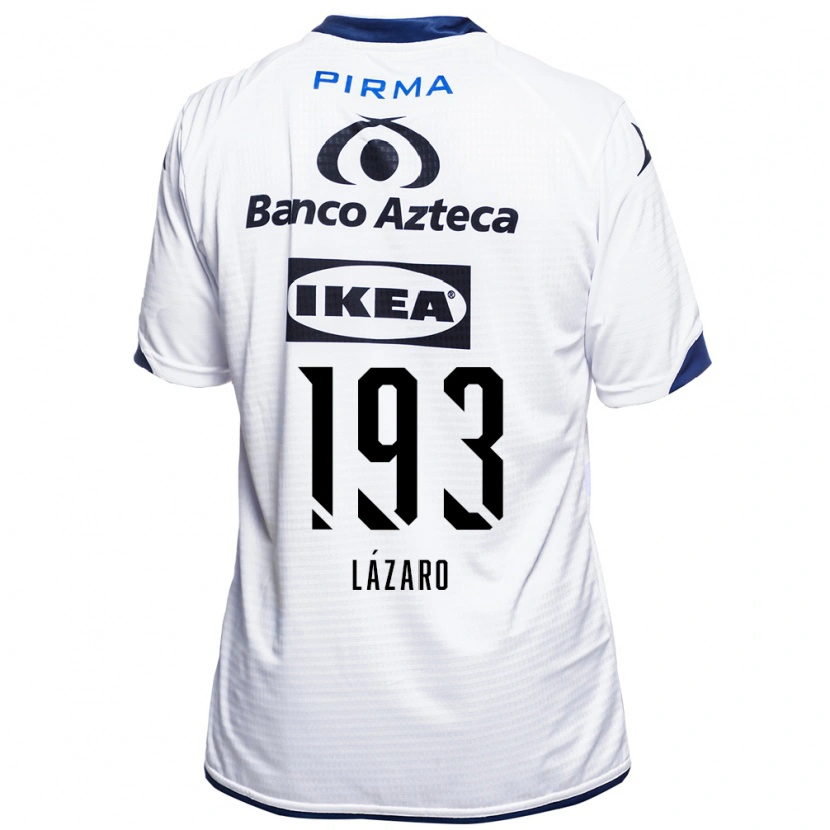 Danxen Dámské Juan Lázaro #193 Bílá Černá Modrá Domů Hráčské Dresy 2026/27 Dres
