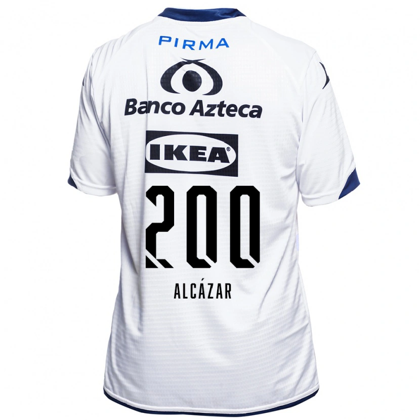 Danxen Dámské Alek Alcázar #200 Bílá Černá Modrá Domů Hráčské Dresy 2026/27 Dres
