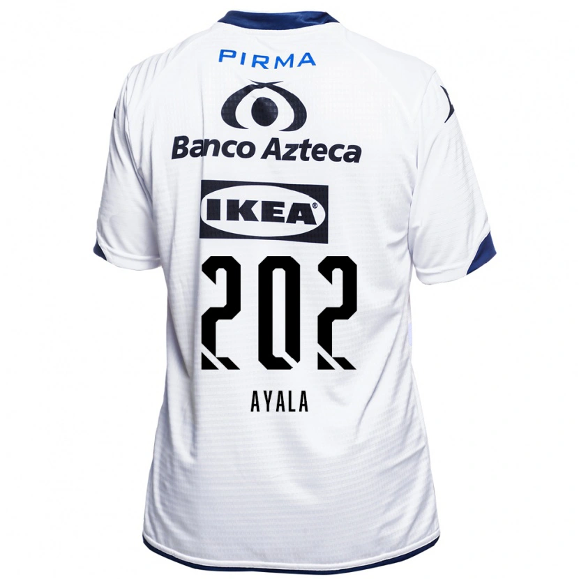 Danxen Dámské Diego Ayala #202 Bílá Černá Modrá Domů Hráčské Dresy 2026/27 Dres