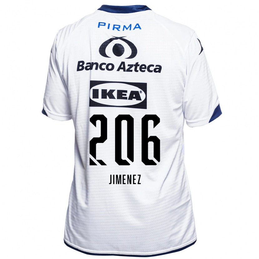 Danxen Dámské Leonardo Jiménez #206 Bílá Černá Modrá Domů Hráčské Dresy 2026/27 Dres