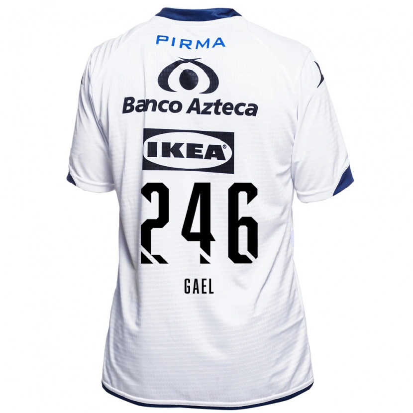Danxen Dámské Gael De La Torre #246 Bílá Černá Modrá Domů Hráčské Dresy 2026/27 Dres