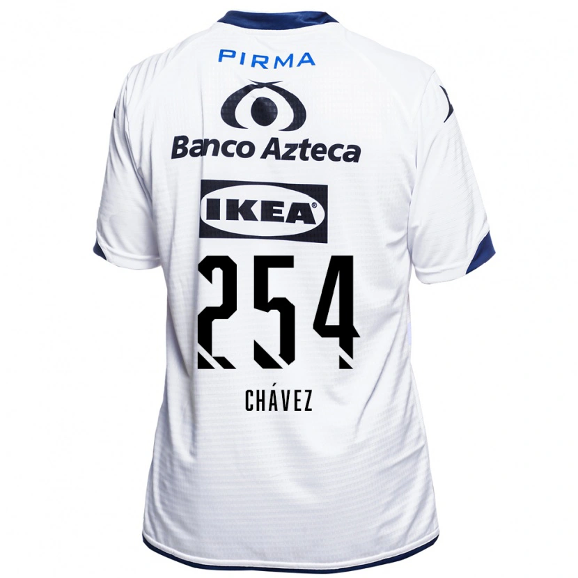 Danxen Dámské José Chávez #254 Bílá Černá Modrá Domů Hráčské Dresy 2026/27 Dres