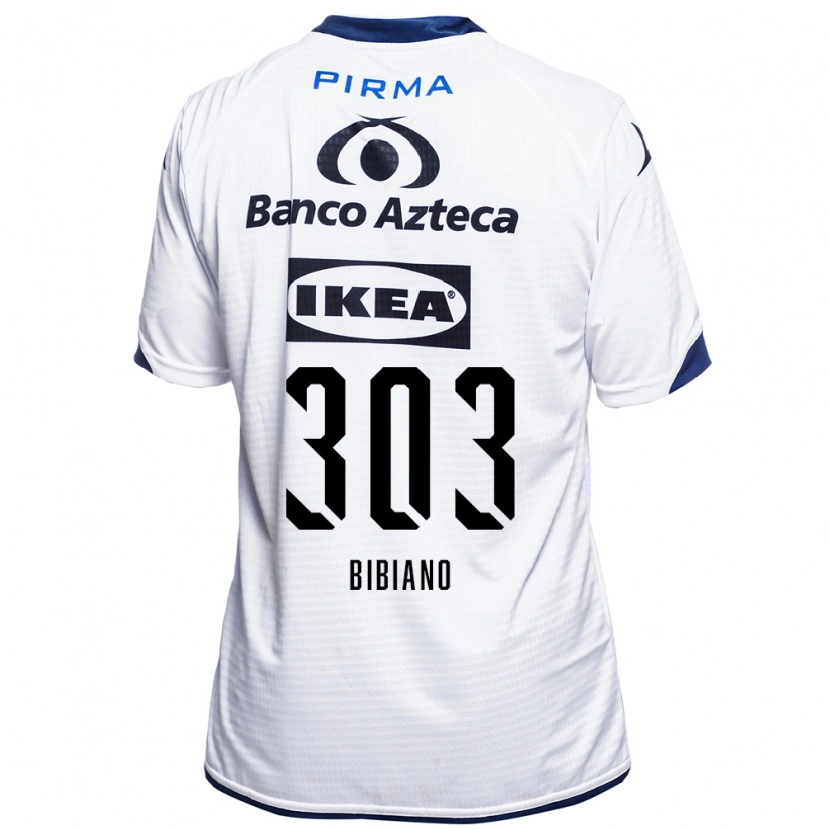 Danxen Dámské Christiano Bibiano #303 Bílá Černá Modrá Domů Hráčské Dresy 2026/27 Dres