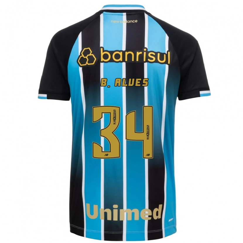 Danxen Dámské Bruno Alves #34 Modrá Hnědá Černá Domů Hráčské Dresy 2026/27 Dres