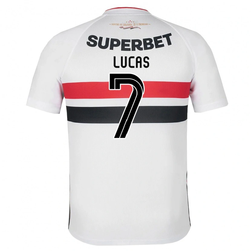 Danxen Dámské Lucas Moura #7 Bílá Červená Černá Domů Hráčské Dresy 2026/27 Dres