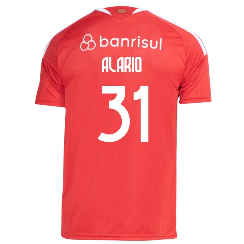 Danxen Dámské Lucas Alario #31 Červená Bílá Domů Hráčské Dresy 2026/27 Dres