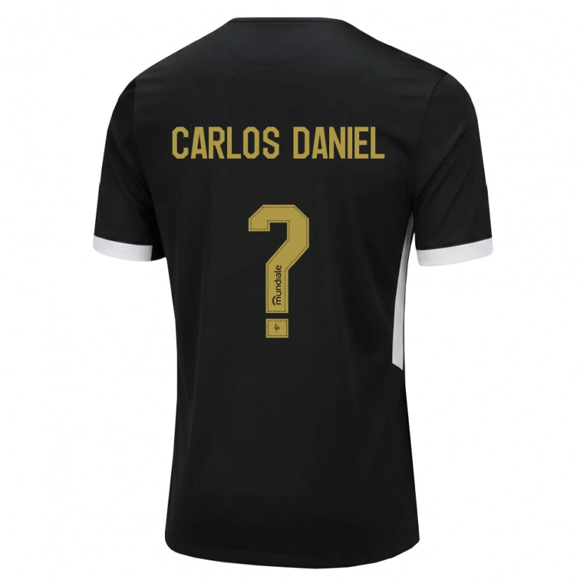Danxen Dámské Carlos Daniel #0 Černá Bílá Žlutá Domů Hráčské Dresy 2026/27 Dres