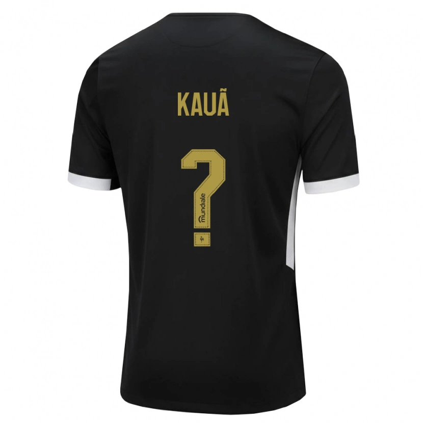 Danxen Dámské David Kauã #0 Černá Bílá Žlutá Domů Hráčské Dresy 2026/27 Dres