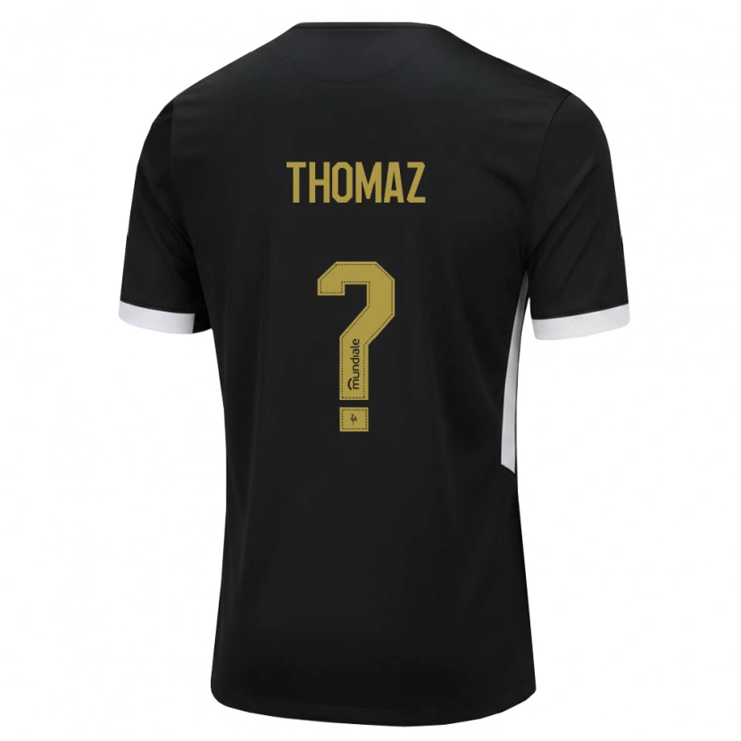 Danxen Dámské Thomaz #0 Černá Bílá Žlutá Domů Hráčské Dresy 2026/27 Dres