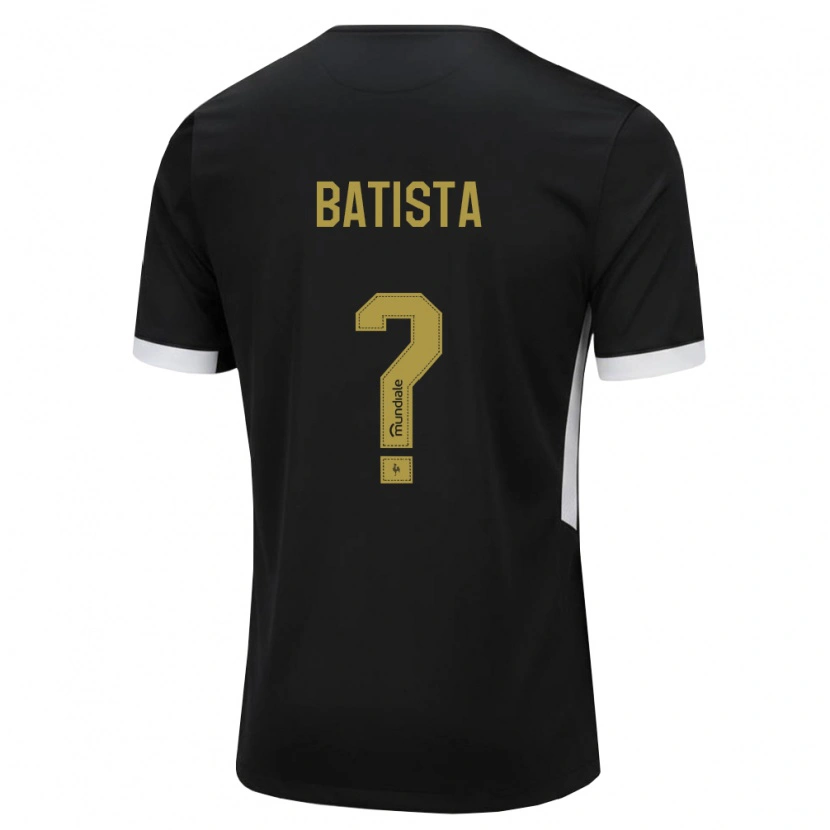 Danxen Dámské Duda Batista #0 Černá Bílá Žlutá Domů Hráčské Dresy 2026/27 Dres