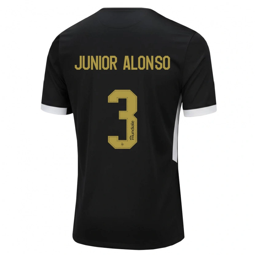Danxen Dámské Junior Alonso #3 Černá Bílá Žlutá Domů Hráčské Dresy 2026/27 Dres