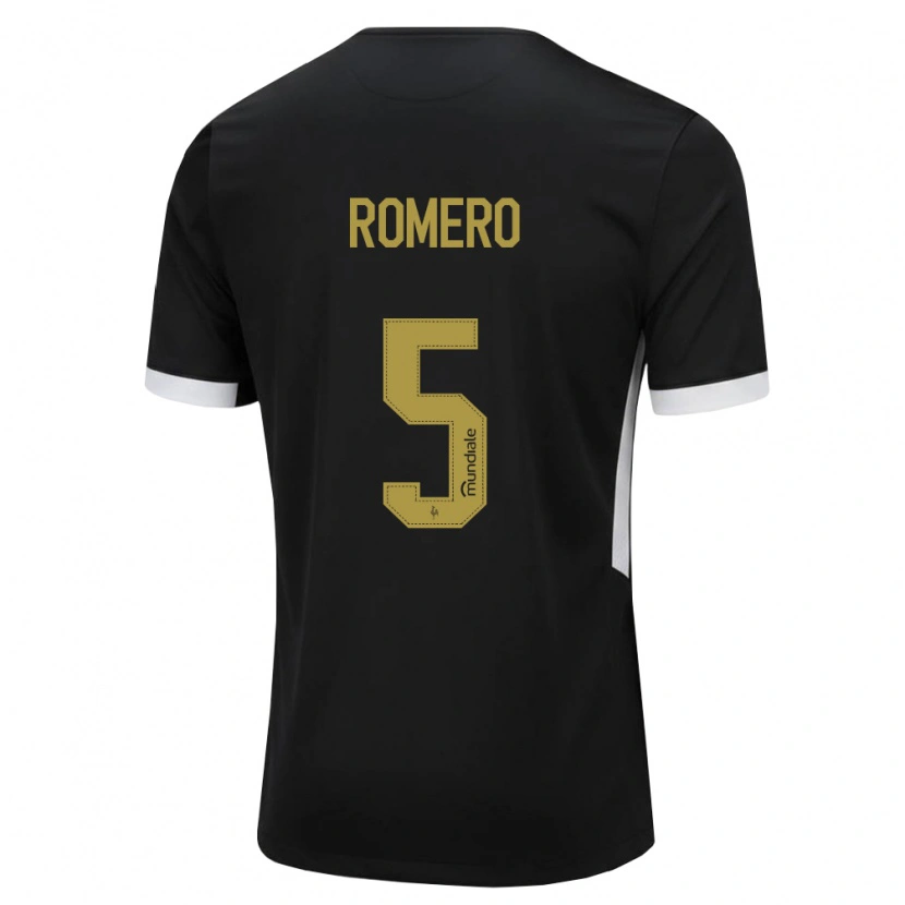 Danxen Dámské Mateus Romero #5 Černá Bílá Žlutá Domů Hráčské Dresy 2026/27 Dres
