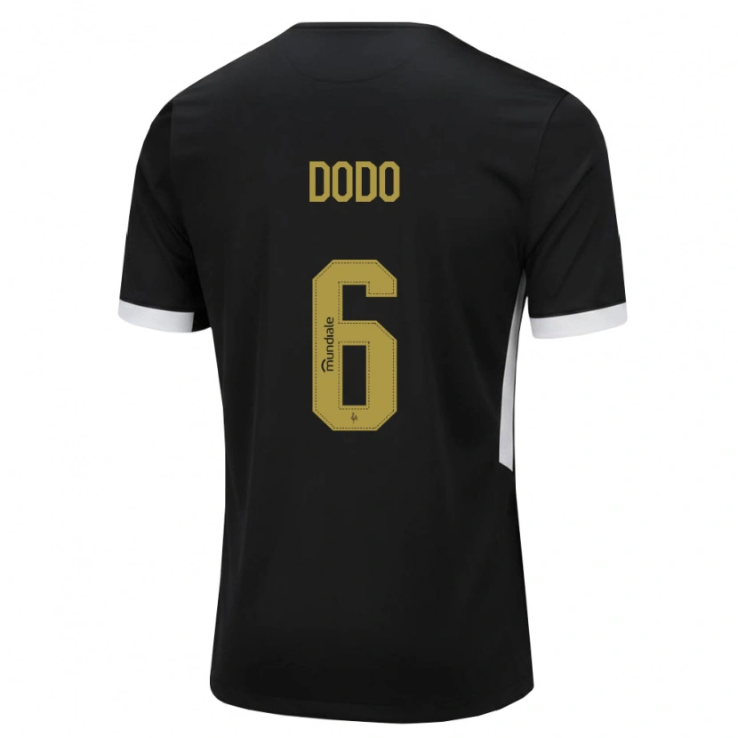 Danxen Dámské Dodo #6 Černá Bílá Žlutá Domů Hráčské Dresy 2026/27 Dres
