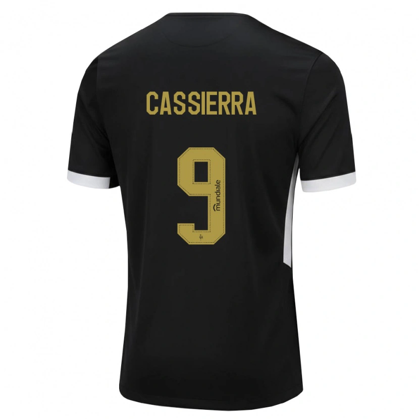 Danxen Dámské Mateo Cassierra #9 Černá Bílá Žlutá Domů Hráčské Dresy 2026/27 Dres