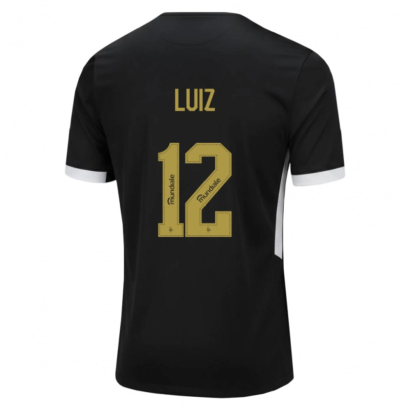 Danxen Dámské Estevan Luiz #12 Černá Bílá Žlutá Domů Hráčské Dresy 2026/27 Dres