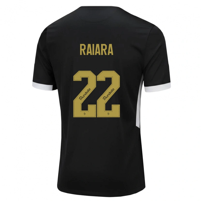 Danxen Dámské Raiara #22 Černá Bílá Žlutá Domů Hráčské Dresy 2026/27 Dres