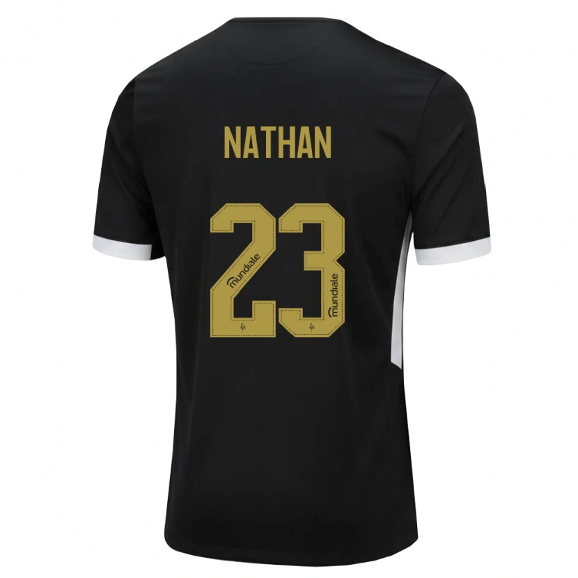 Danxen Dámské Nathan #23 Černá Bílá Žlutá Domů Hráčské Dresy 2026/27 Dres