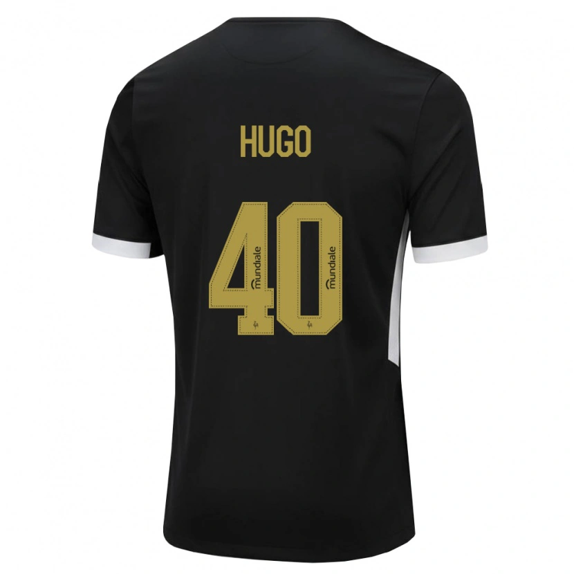 Danxen Dámské Victor Hugo #40 Černá Bílá Žlutá Domů Hráčské Dresy 2026/27 Dres