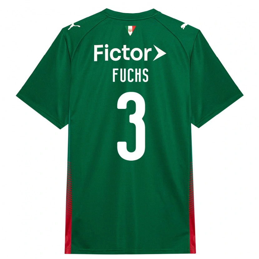Danxen Dámské Bruno Fuchs #3 Zelená Červená Bílá Domů Hráčské Dresy 2026/27 Dres