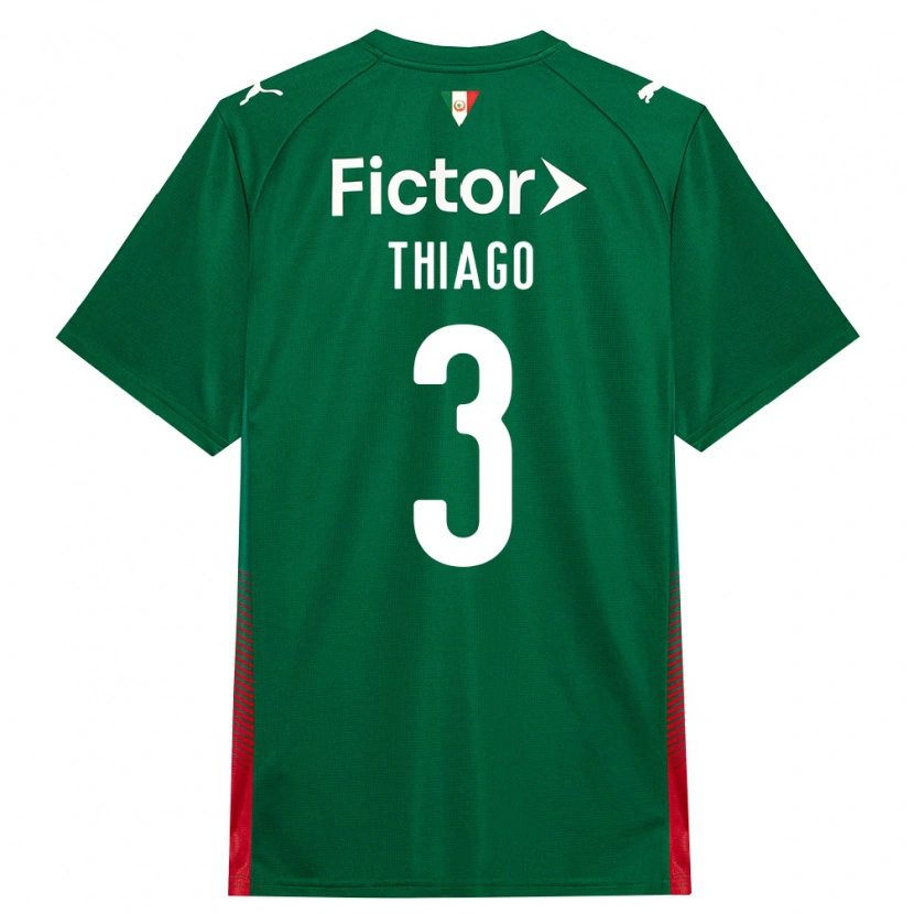 Danxen Dámské Thiago Pimenta #3 Zelená Červená Bílá Domů Hráčské Dresy 2026/27 Dres
