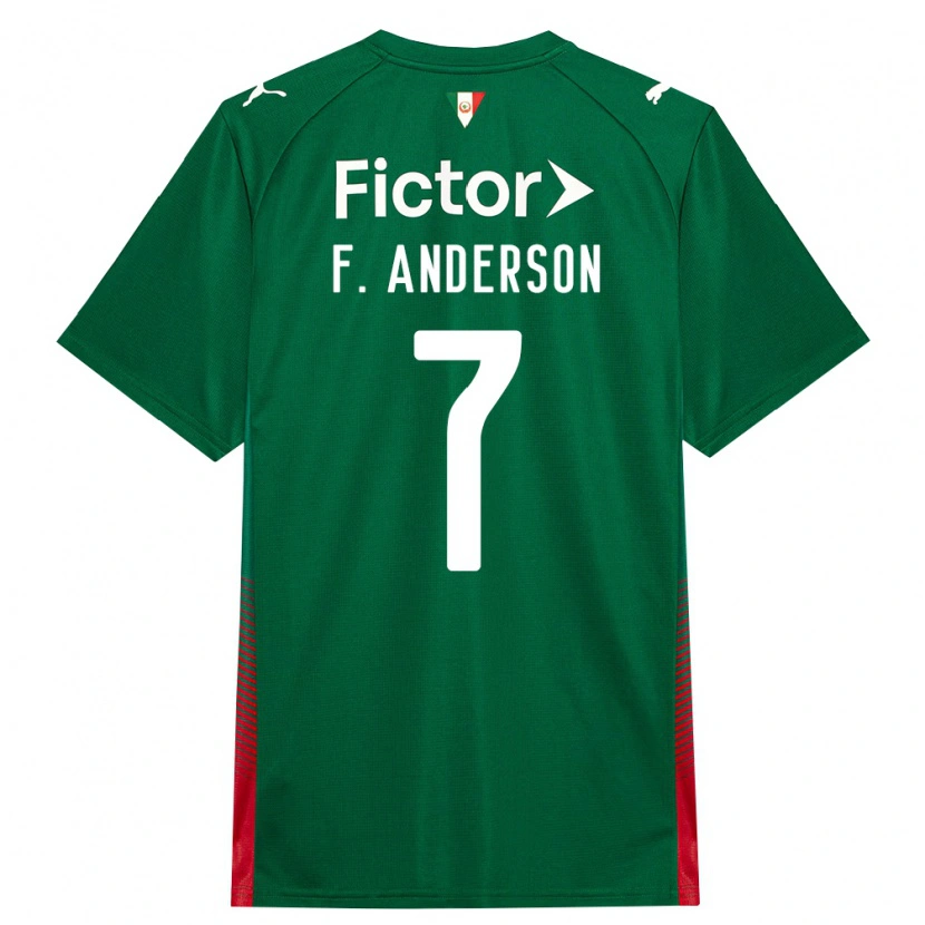 Danxen Dámské Felipe Anderson #7 Zelená Červená Bílá Domů Hráčské Dresy 2026/27 Dres