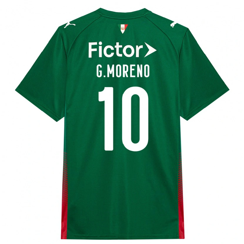 Danxen Dámské Gerardo Moreno #10 Zelená Červená Bílá Domů Hráčské Dresy 2026/27 Dres