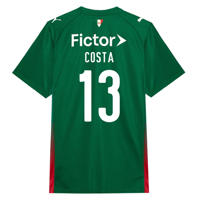 Danxen Dámské Enzo Costa #13 Zelená Červená Bílá Domů Hráčské Dresy 2026/27 Dres