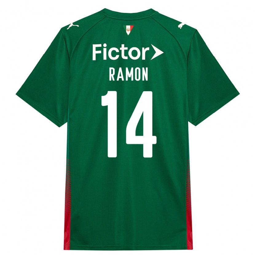 Danxen Dámské Luccas Ramon #14 Zelená Červená Bílá Domů Hráčské Dresy 2026/27 Dres