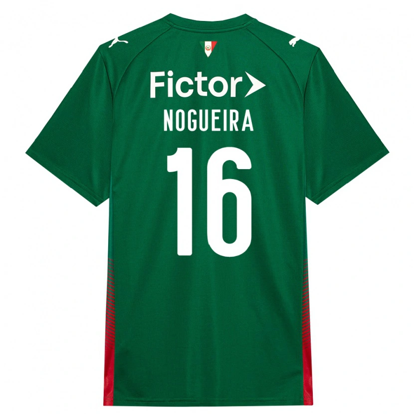 Danxen Dámské Guilherme Nogueira #16 Zelená Červená Bílá Domů Hráčské Dresy 2026/27 Dres
