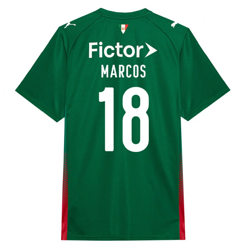 Danxen Dámské Antônio Marcos #18 Zelená Červená Bílá Domů Hráčské Dresy 2026/27 Dres