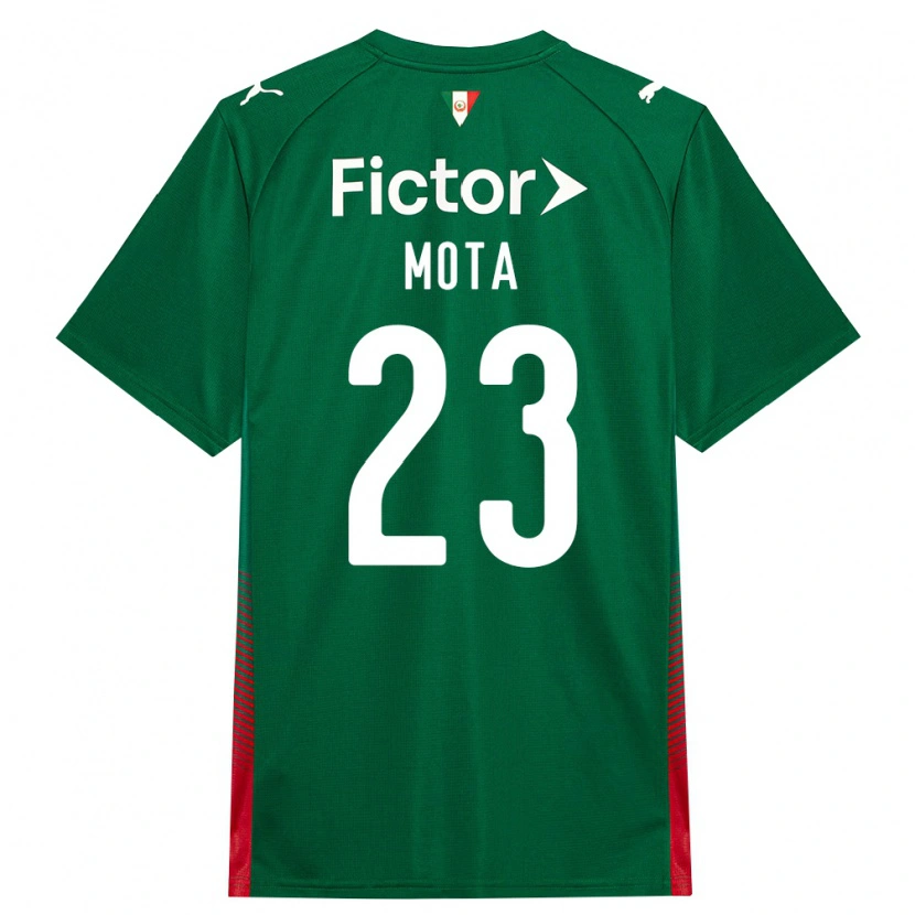 Danxen Dámské Flávia Mota #23 Zelená Červená Bílá Domů Hráčské Dresy 2026/27 Dres