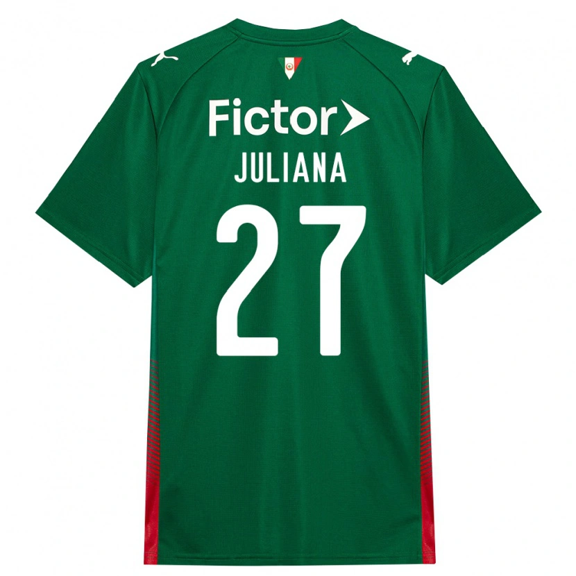 Danxen Dámské Juliana #27 Zelená Červená Bílá Domů Hráčské Dresy 2026/27 Dres