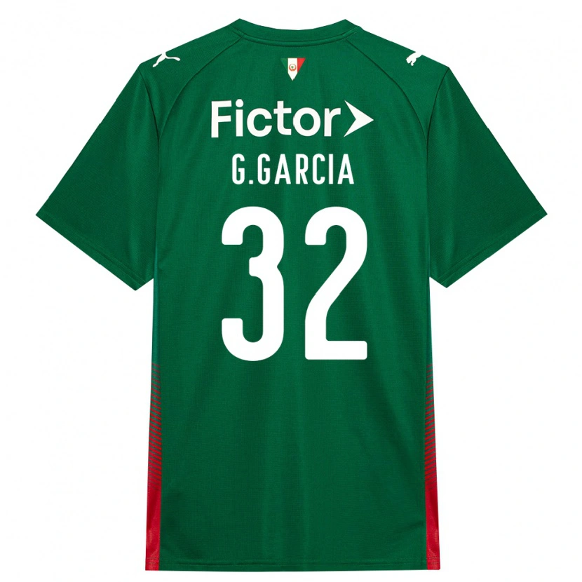Danxen Dámské Gustavo Garcia #32 Zelená Červená Bílá Domů Hráčské Dresy 2026/27 Dres