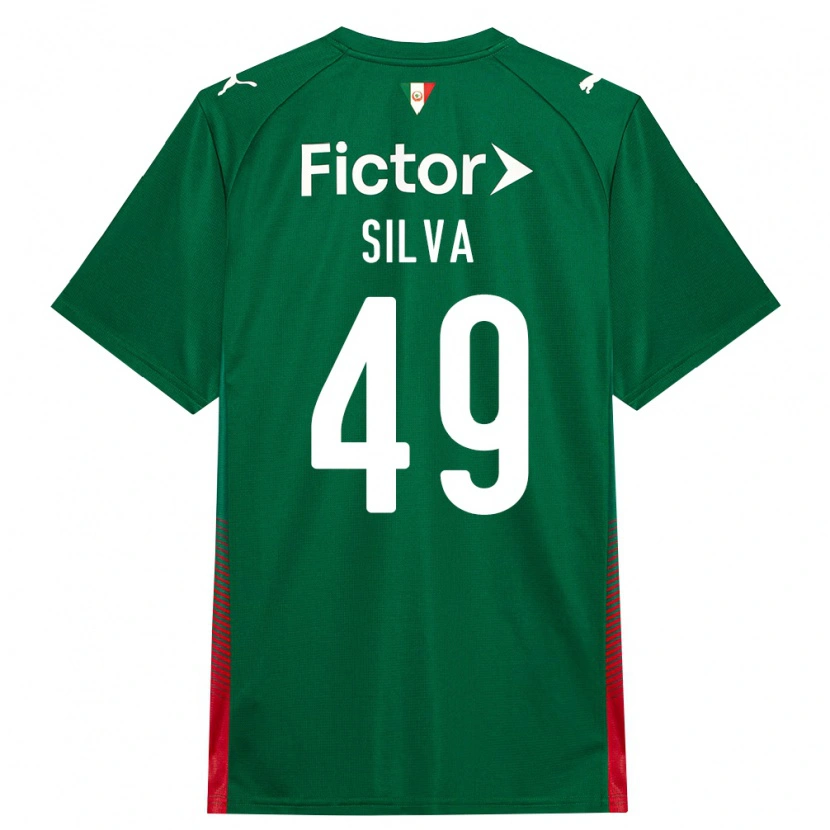 Danxen Dámské Gabriel Silva #49 Zelená Červená Bílá Domů Hráčské Dresy 2026/27 Dres
